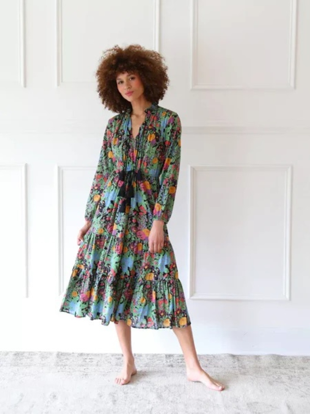 Mille Astrid Dress Botanica Sz M NWOT